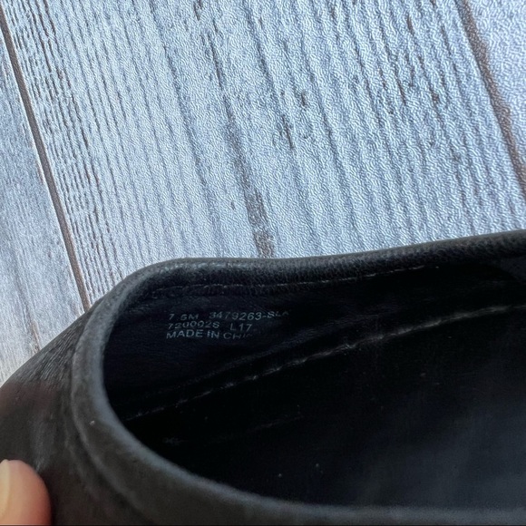 Frye Regina Ballet Flats Black Leather Pointed Toe Slip On Shoes Women Size 7.5 - Picture 15 of 15